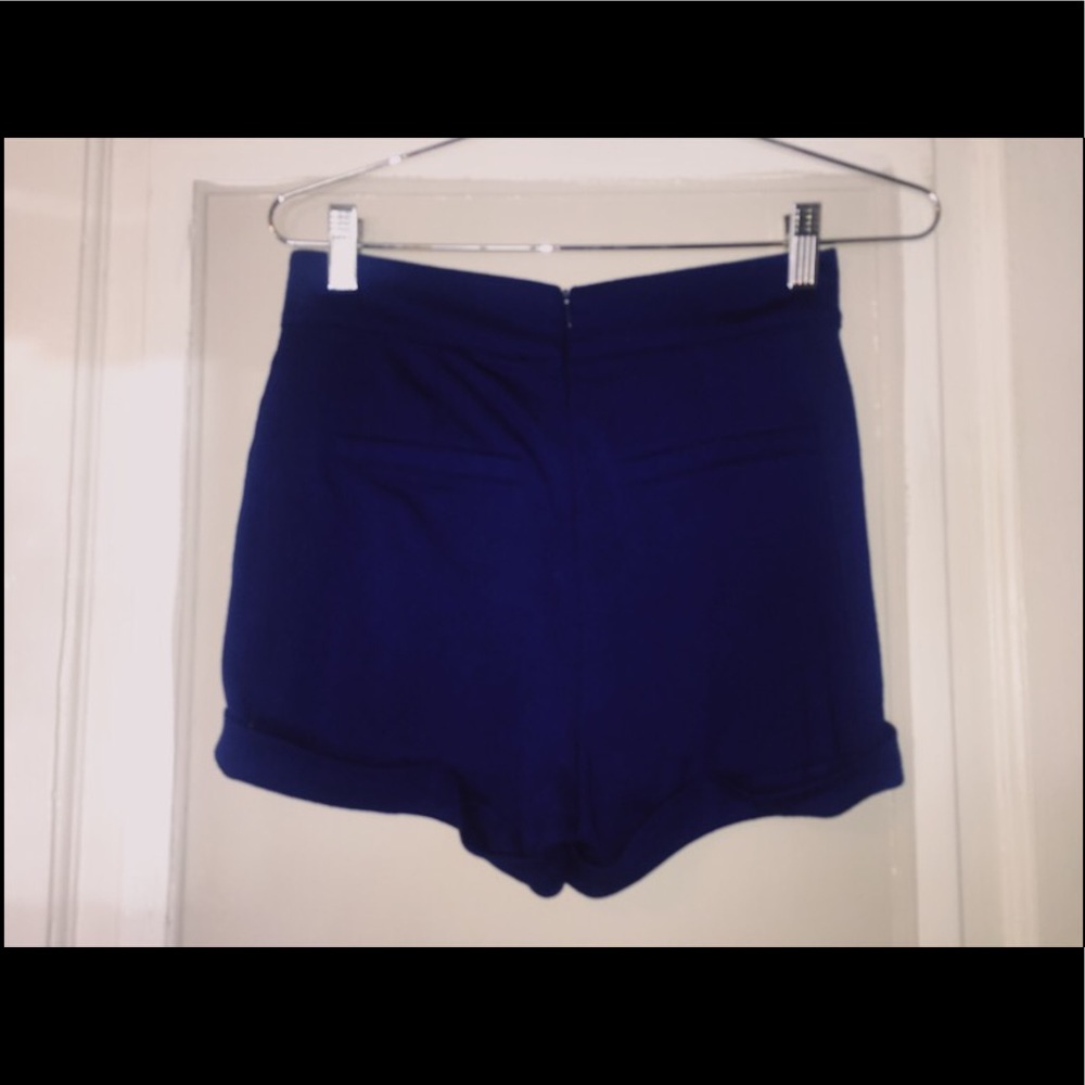 Forever 21 high waisted navy blue shorts